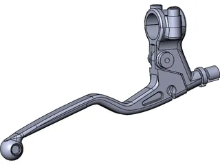 Clutch Lever Moto Bike Racing 3D Model preview