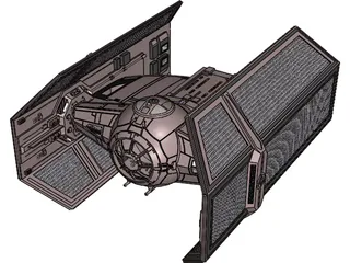 Star Wars Tie Fighter 3D Model preview