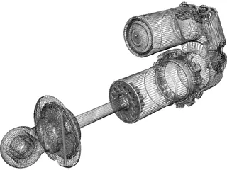 Monoshock 3D Model preview