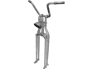 Springer Fork 3D Model preview