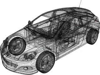 Opel Astra 3D Model preview