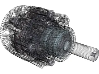 Planetary Gearbox NEU P32 1:6.75 3D Model preview