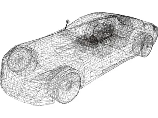 Maybach Exelero Coupe 3D Model preview