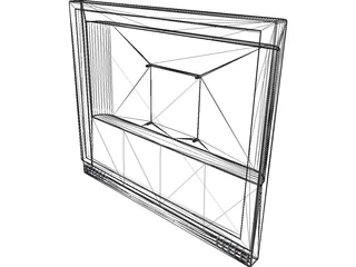 Monitor Hyundai 3D Model preview