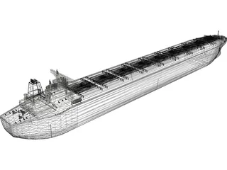 Cargo Ship 3D Model preview