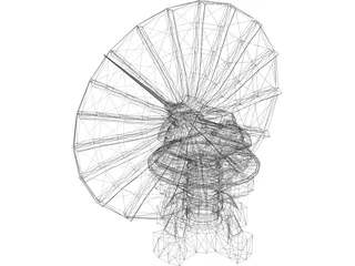 Satellite Dish 3D Model preview