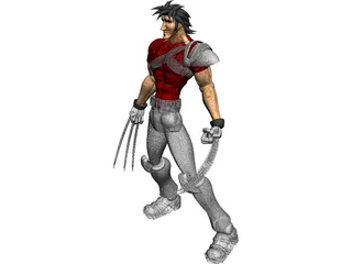 Wolverine 3D Model preview