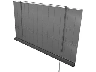 Curtain 3D Model preview