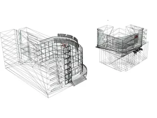 Helios Building Global CyberSoft 3D Model preview
