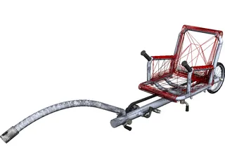 Bike Trailer Weehoo i-Go 3D Model preview
