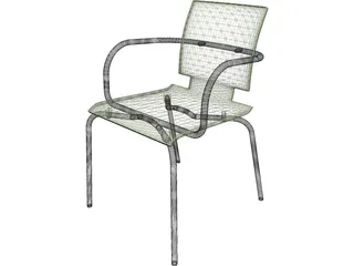 Living Room Contemporan 3D Model preview