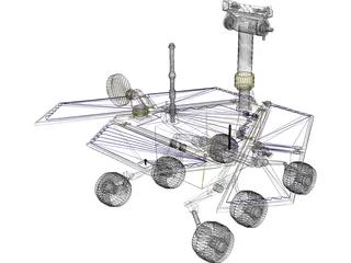 NASA Mars Rover 3D Model preview