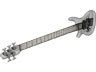 Strinberg 5 Bass Guitar 3D Model preview