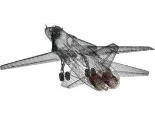 Sukhoi Su-24 Fencer 3D Model preview