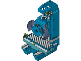 Milling Machine 3D Model preview