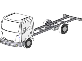 Nissan Cabstar 3D Model preview