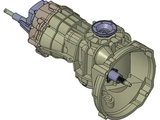 Volkswagen Beetle Transaxle 3D Model preview
