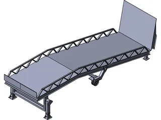 Forklift Ramp 3D Model preview