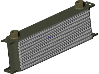 Oil Cooler 3D Model preview