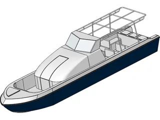 Boat 3D Model preview
