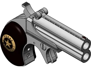 Derringer Texas Ranger 3D Model preview