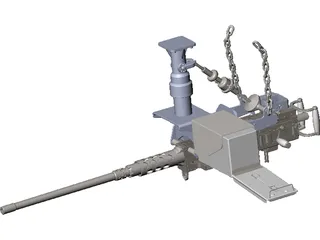 Browning 50 cal. 3D Model preview