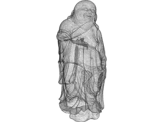 Buddha Statue 3D Model preview