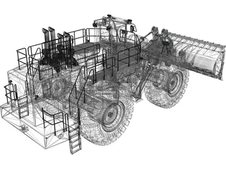 Caterpillar 994F 3D Model preview
