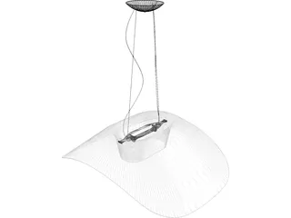 Fly-Fly Suspension Lamp 3D Model preview