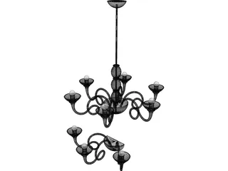 Pantalica Lamps 3D Model preview