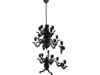 Night Watch Lamp 3D Model preview