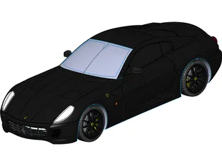Ferrari 599 GTB 3D Model preview