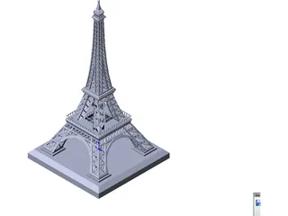 Eiffel Tower 3D Model preview