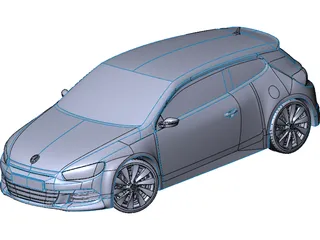 Volkswagen Scirocco 3D Model preview