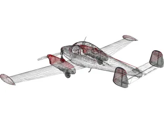 Let L-200 Morava 3D Model preview