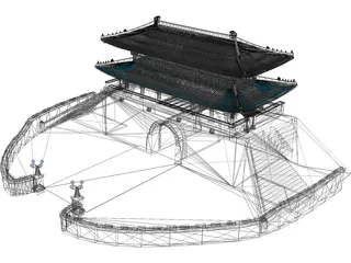 Namdaemun 3D Model preview