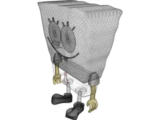 Sponge Bob 3D Model preview