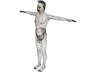 Tribesman 3D Model preview