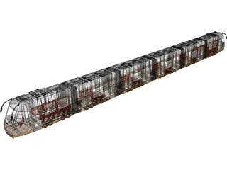 Train 3D Model preview