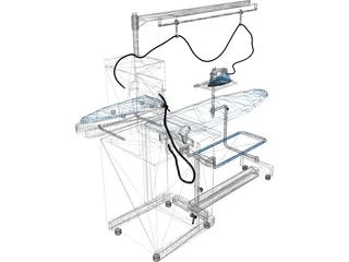 Ironing Board 3D Model preview