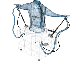 Ironing Mannequin 3D Model preview