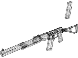AS-VAL 3D Model preview
