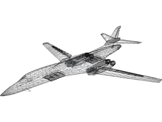 Rockwell B-1 Lancer 3D Model preview