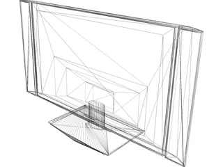 Pioneer TV 3D Model preview