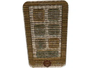 Mobile Cardboard Phone 3D Model preview