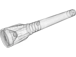 Flashlight 3D Model preview