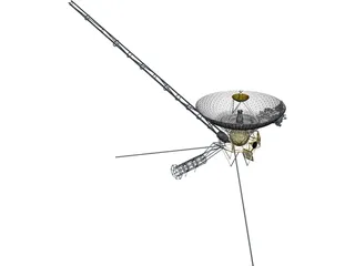 Voyager Probe 3D Model preview