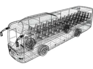 Bus 3D Model preview