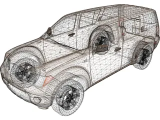 Nissan Pathfinder (2010) 3D Model preview