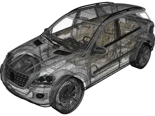 Mercedes-Benz ML500 3D Model preview